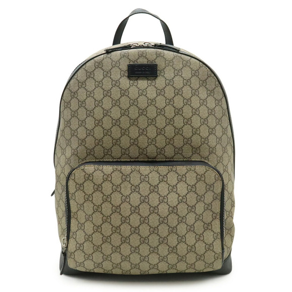GUCCI Authentic Black Leather Backpack main image 7